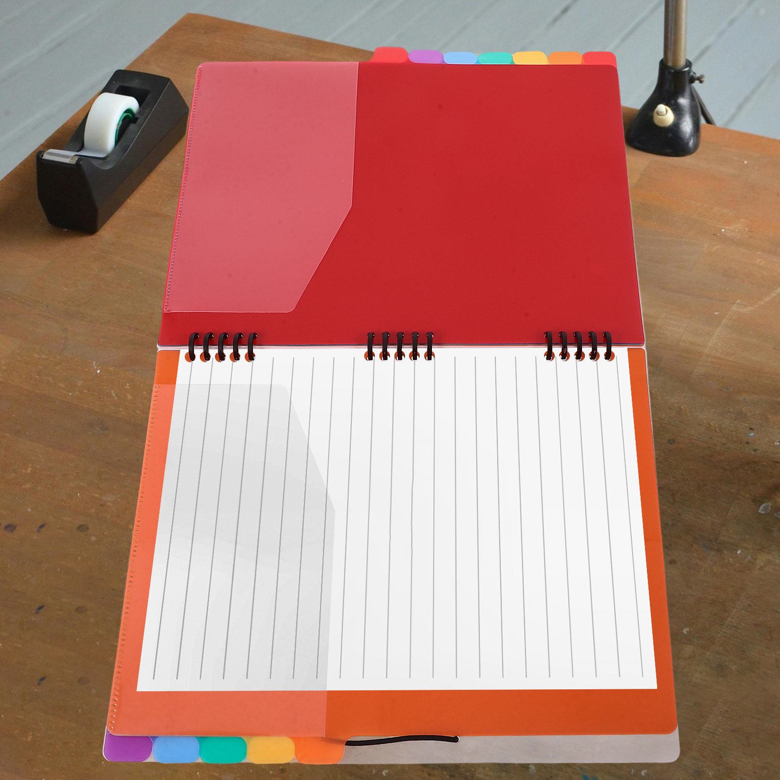Folder Penyimpanan Dokumen A4  - Tab Divider A4 ulasan dan harga
