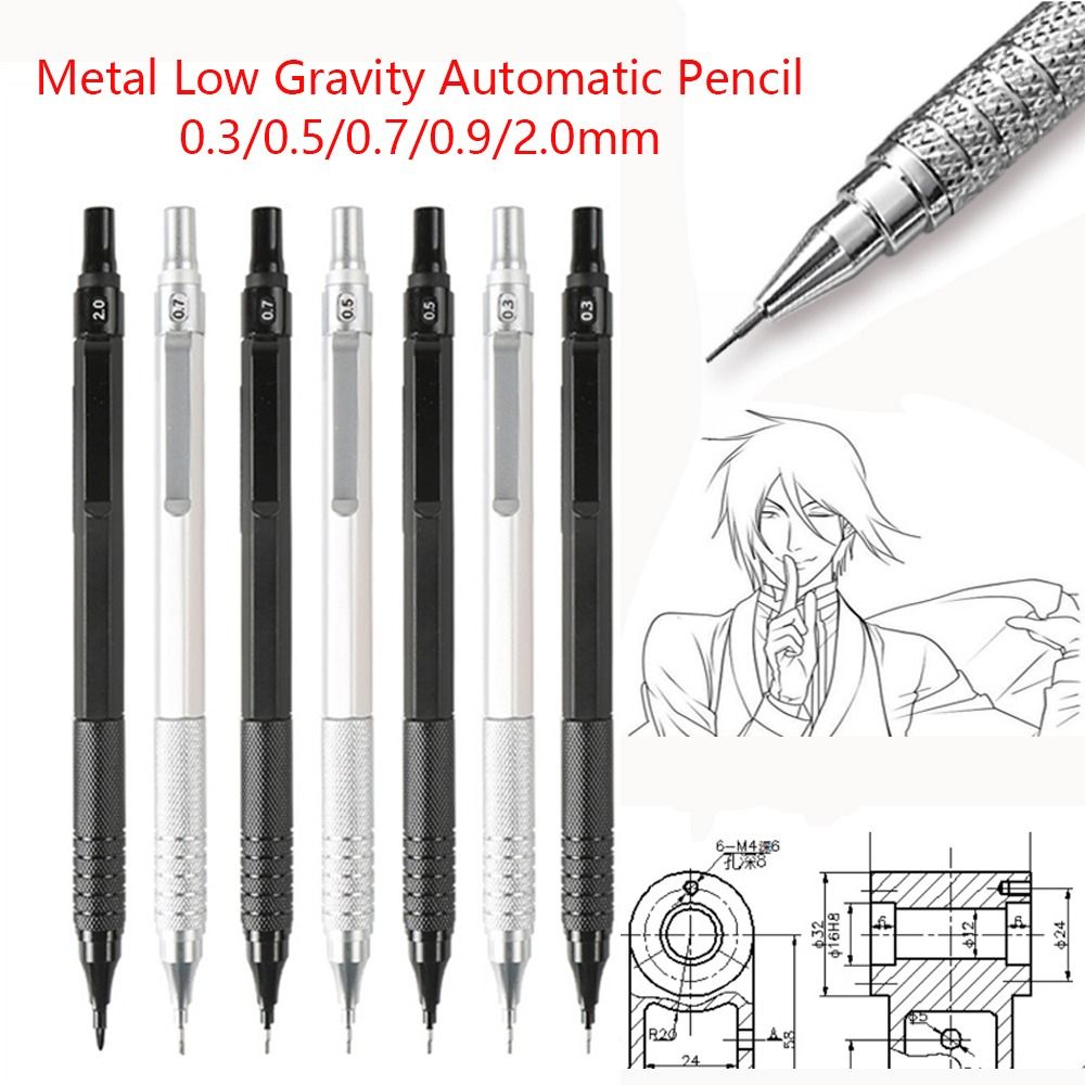 Pensil Mekanik Logam Gravitasi - Mechanical Pencil 0.3 ulasan dan harga
