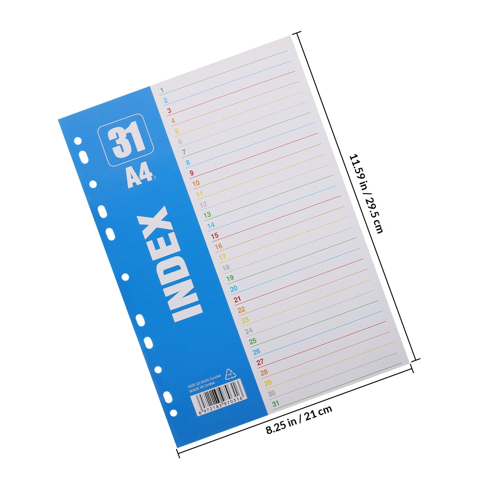 1 Set Pembatas Halaman Indeks  - Tab Divider A4 ulasan dan harga
