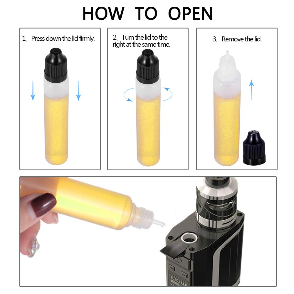 Botol tetes plastik LDPE, wada - Fountain Pen Bottled Ink ulasan dan harga