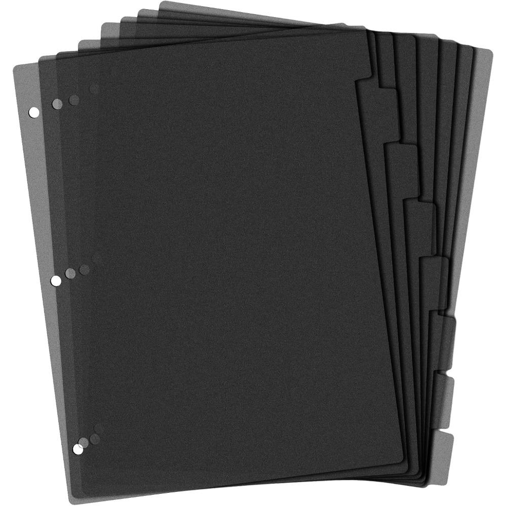 8 Sekat Binder Plastik Hitam A - Tab Divider A4 ulasan dan harga