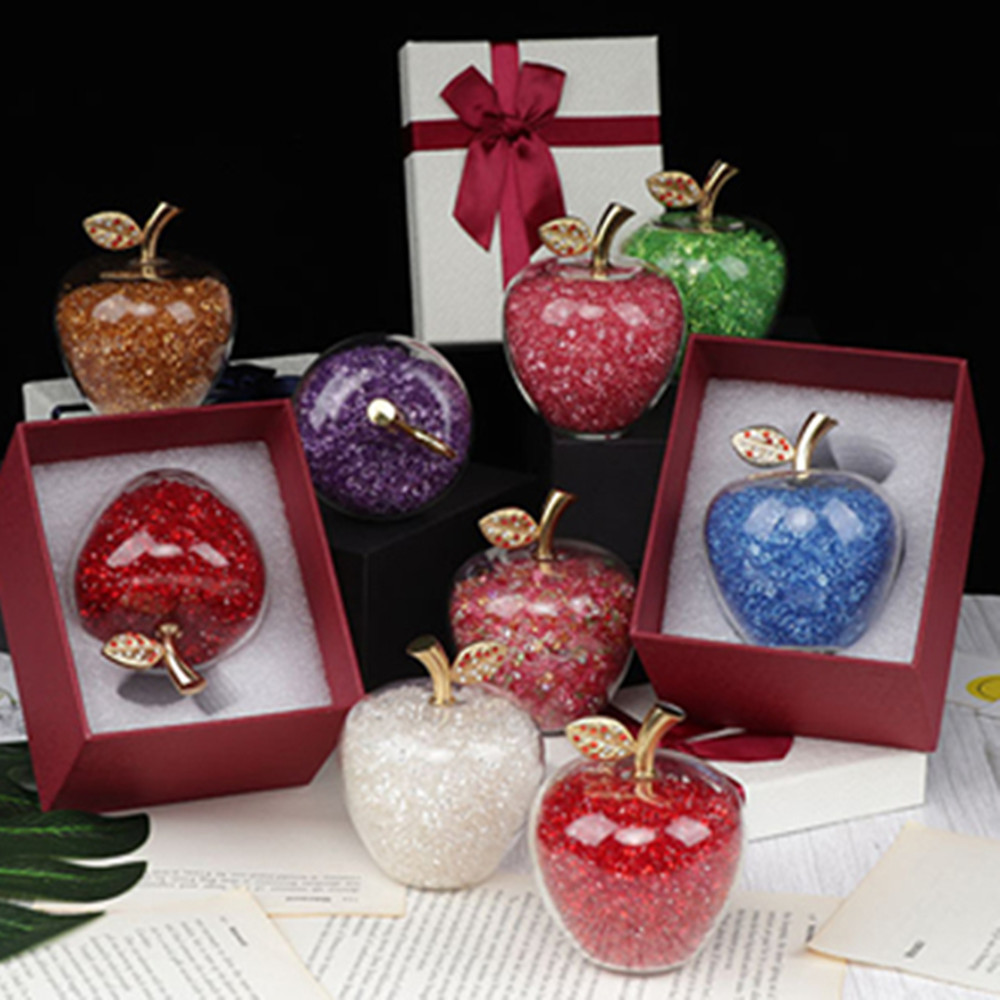Hiasan meja kristal buah, suve - Paper Weight Crystal ulasan dan harga