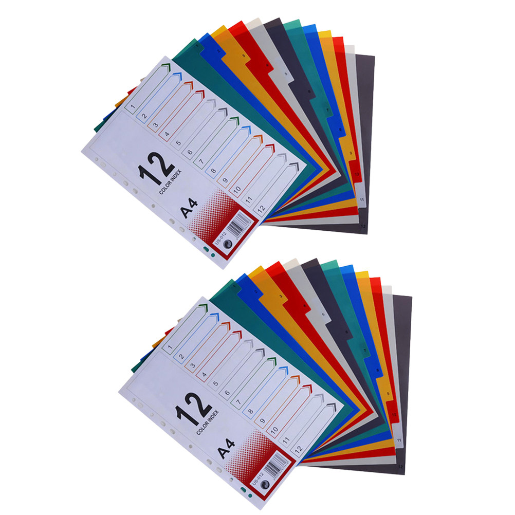 2Pcs Isi Ulang Kertas Indeks P - Tab Divider A4 ulasan dan harga