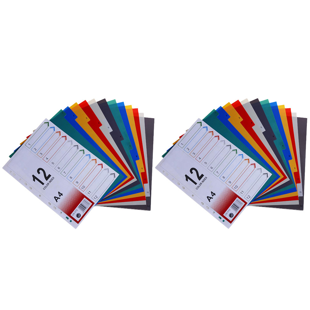 2Pcs Isi Ulang Kertas Indeks P - Tab Divider A4 ulasan dan harga
