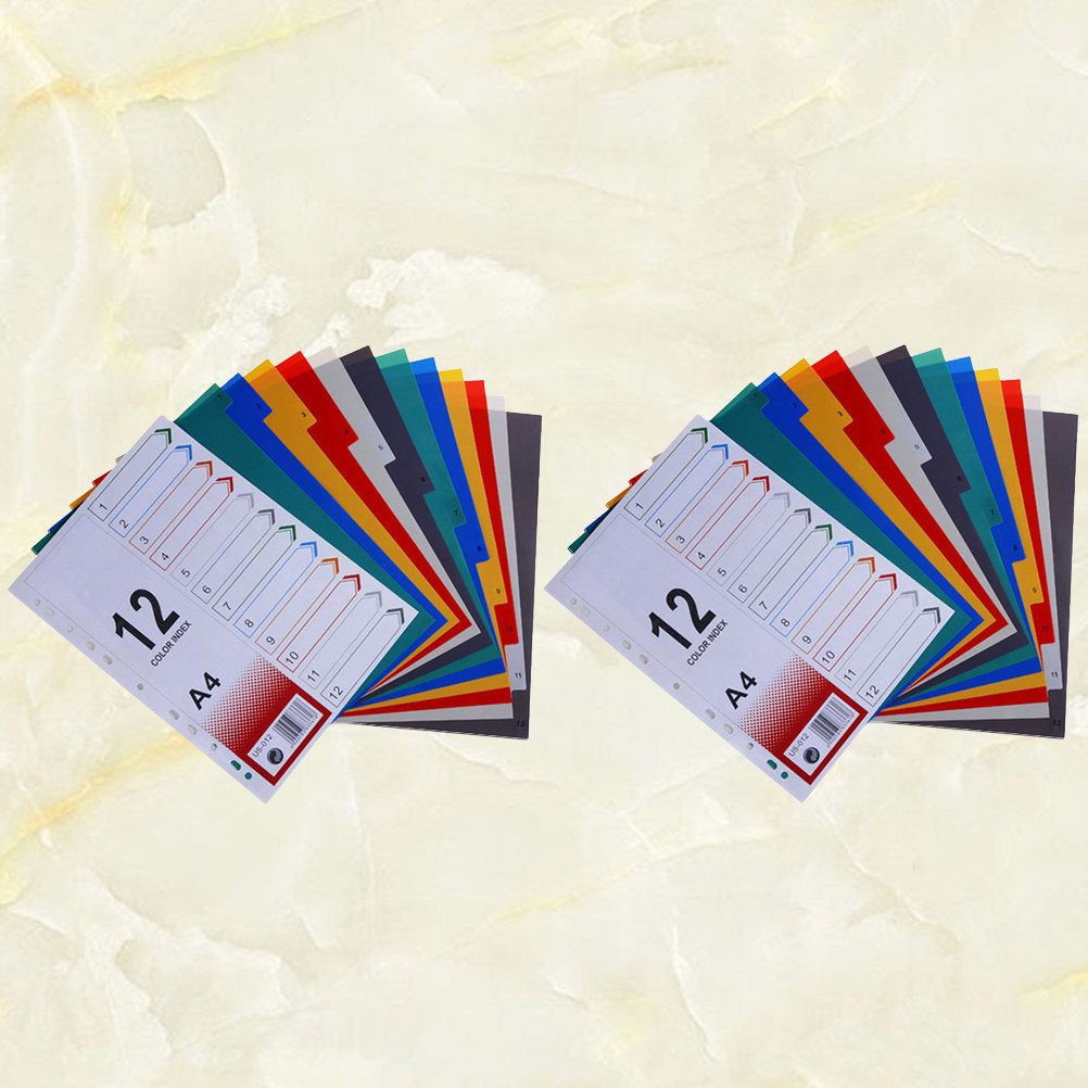 2Pcs Isi Ulang Kertas Indeks P - Tab Divider A4 ulasan dan harga